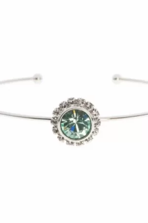Image of Ted Baker Ladies Stainless Steel SAPPELLE CRYSTAL CHAIN ULTRA FINE CUFF TBJ855-01-177