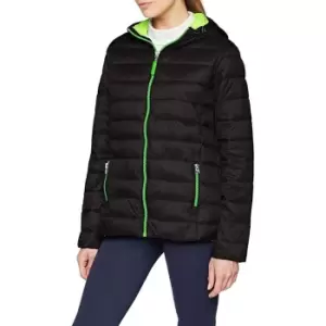 Image of Result Urban Mens Snowbird Hooded Jacket (XL) (Black/Lime Green)