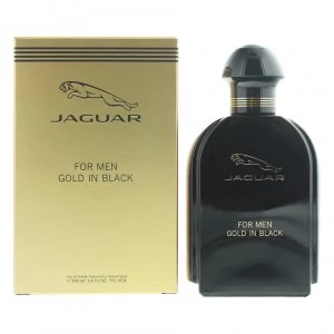 image of Jaguar For Men Gold In Black Eau de Toilette For Him 100ml