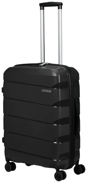 image of American Tourister Airmove VZDVM Spinner Medium Hardshell Black Suitcase