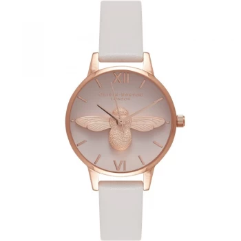 image of 3D Bee Rose Gold & Blush Watch