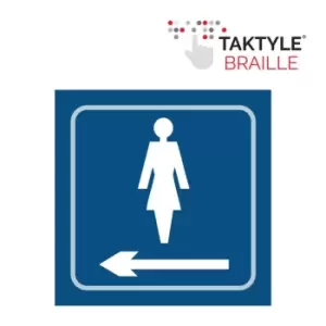 Image of Ladies Graphic Arrow Left - Taktyle (150 x 150mm)