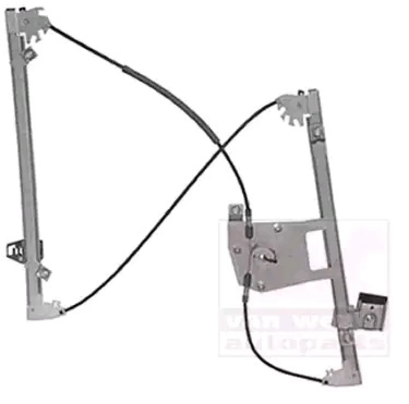Image of VAN WEZEL 4034267 Window regulator Left Front, Operating Mode: Electric, without electric motor Window Winder (1561)