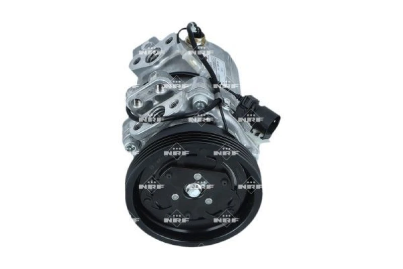 Image of NRF 32055 AC Compressor EASY FIT PAG 100, Refrigerant: R134a, with PAG compressor oil, with gaskets/seals Compressor,air conditioning (447)