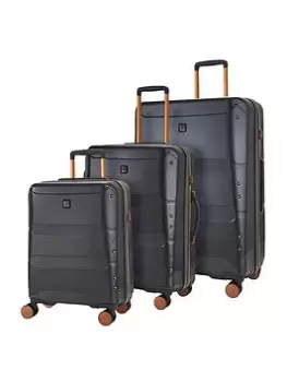 Image of Rock Luggage Mayfair UYVHM 8 Wheel Spinner Charcoal Suitcase 3Pcs Set