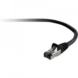 Image of Belkin RJ45 Networks Cable CAT 6 S/STP 10.00 m Black incl. detent