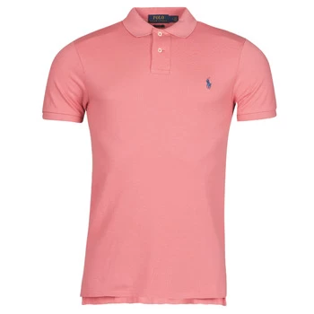 image of Polo Ralph Lauren PETRINA mens Polo shirt in Pink - Sizes EU XXL,EU S,EU M,EU L,EU XL