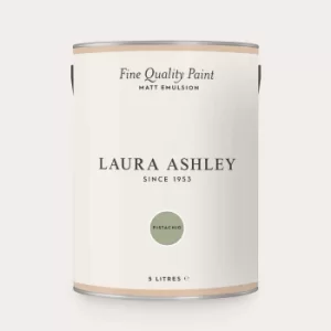 image of Laura Ashley Matt Emulsion Paint Pistachio 5L