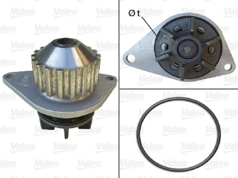 Image of Water pump VALEO 506704