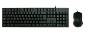 image of AVP Black USB Keyboard and Mouse set