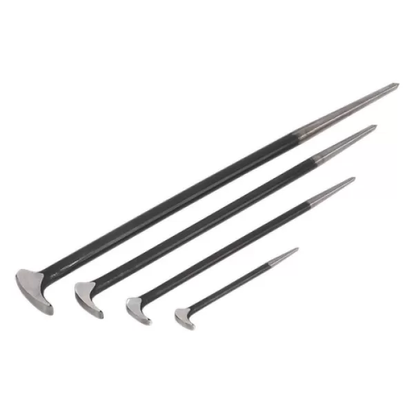 image of Genuine SEALEY AK880 Heelbar Set 4pc 150, 200, 410, 510mm