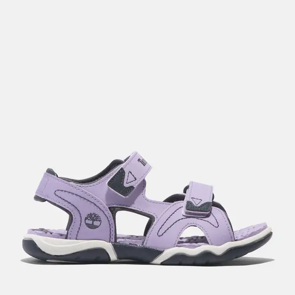 Image of Timberland Adventure Seeker 2-strap Sandal For Youth In Purple Purple Kids, Size 12.5