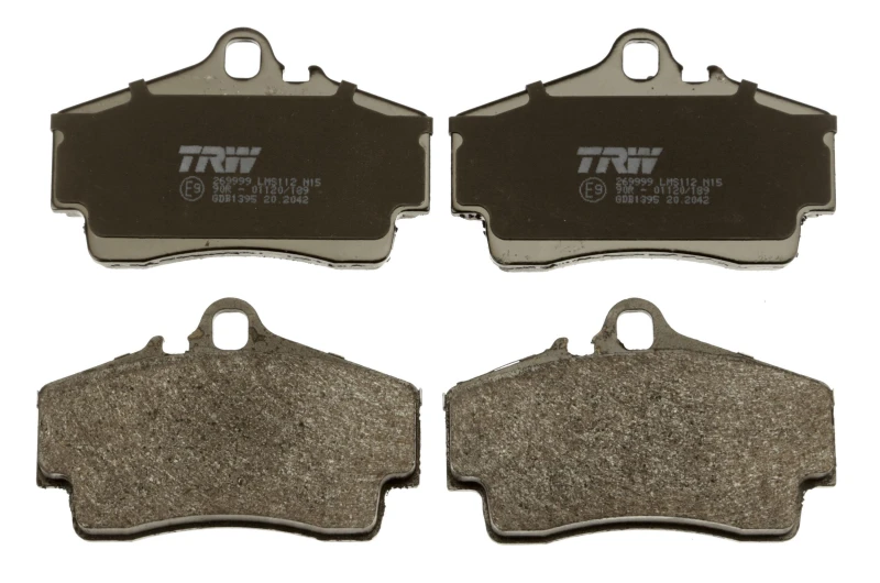 Image of TRW GDB1395 Brake pad set prepared for wear warning indicator Brake Pad Set,disc brake (402)