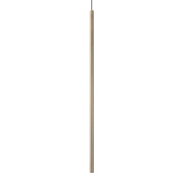 Image of Filo Integrated LED Pendant Ceiling Light Brass 160Lm 3000K