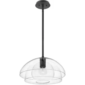 Quintiesse Hinkley Lotus Dome Pendant Ceiling Light Black