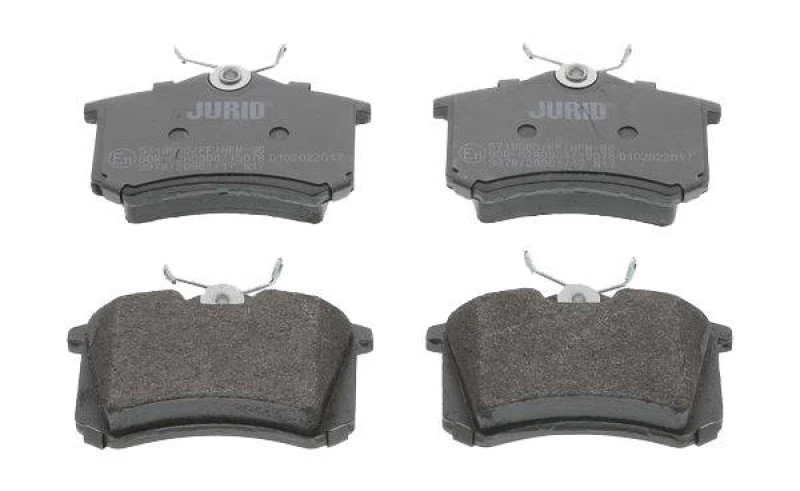 Image of JURID 571906D Brake pad set not prepared for wear warning indicator, without accessories Brake Pad Set,disc brake (402)