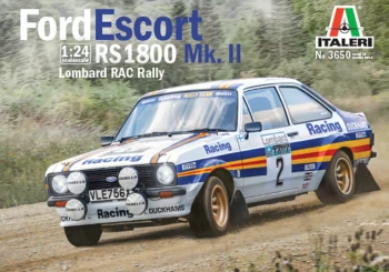 Image of Italeri Ford Escort RS1800 RAC Rally Car - IT3650