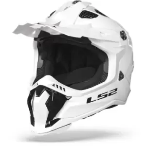 Image of LS2 MX700 Subverter Single Mono Gloss White L