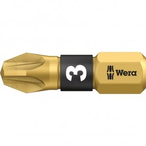 Image of Wera BiTorsion Diamond Pozi Screwdriver Bits PZ3 25mm Pack of 10