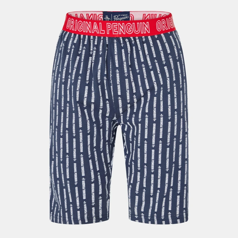 Image of Original Penguin Original Penguin Men Lounge Navy Jersey Shorts Size: Small Navy S Male 5056195265552