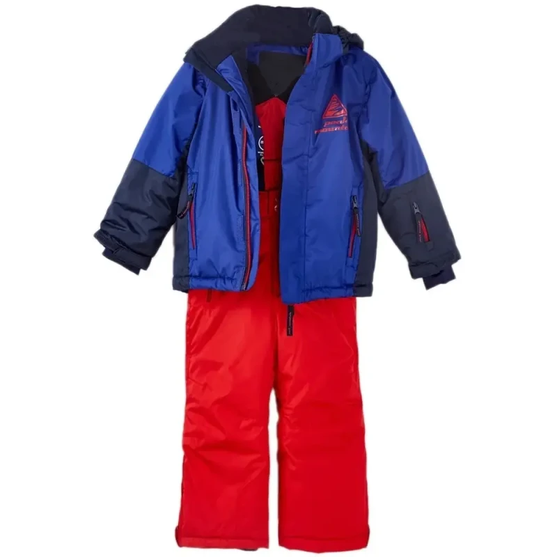Image of Peak Mountain Ski suit for children Peak Mountain Eros Bleu Male 4 ans EROS/4-14/XG/B/BLEU-ROUGE