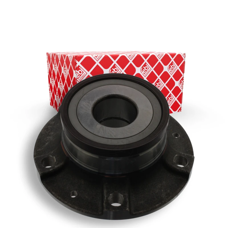 Image of FEBI BILSTEIN 38550 Wheel bearing kit Rear Axle, with wheel hub Wheel Bearing Kit (654)