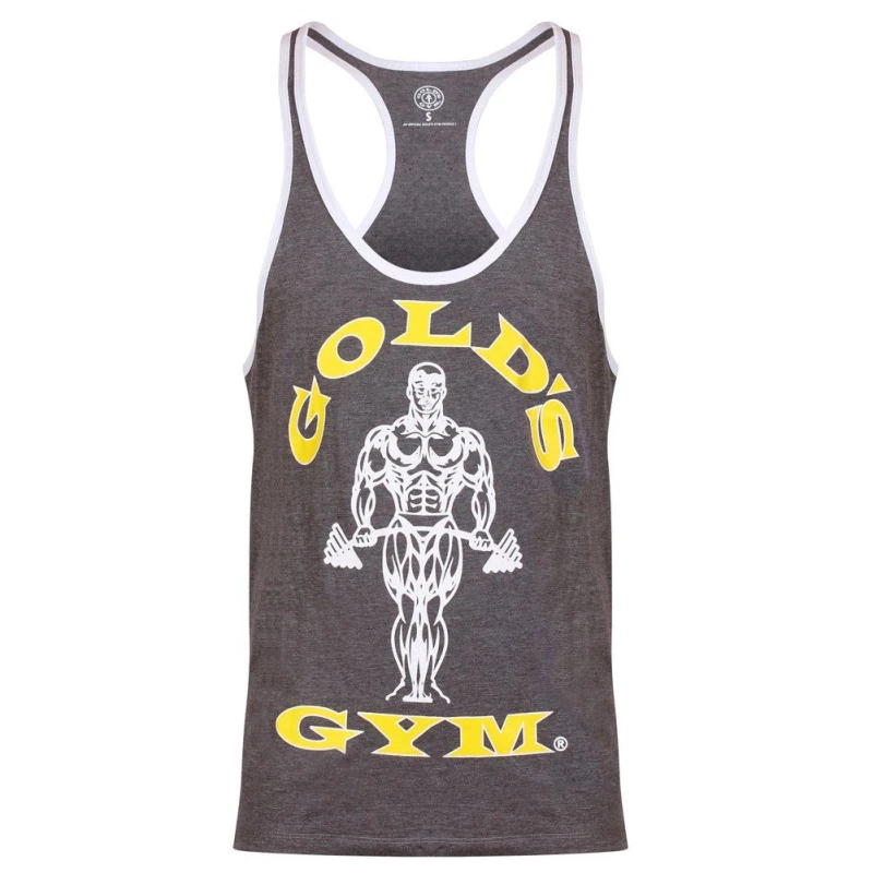 Image of Golds Gym Joe Vest Mens Performance Vests Small Gold 58016370350