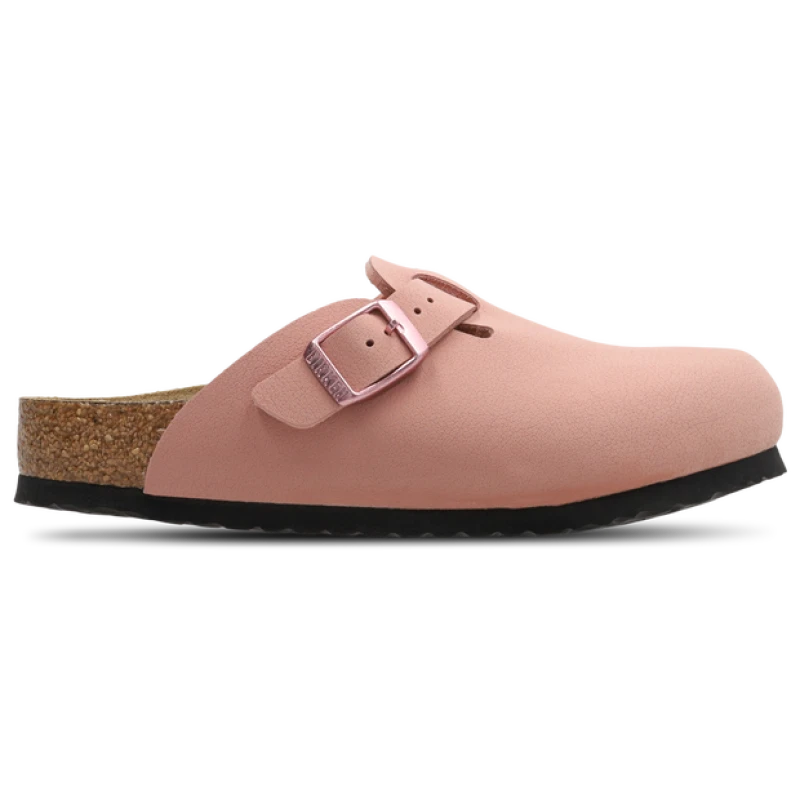 Image of Birkenstock Children's clogs Birkenstock Boston Birko-Flor Birkibuc Rose Unisex 34 Etroit