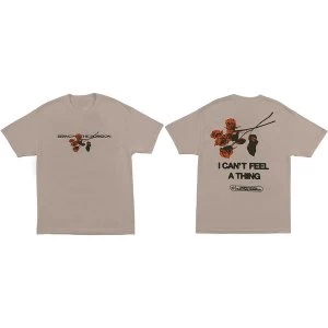 image of Bring Me The Horizon - Flowers Unisex Large T-Shirt - Neutral