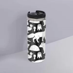 image of Animal Illustration Stainless Steel Travel Mug