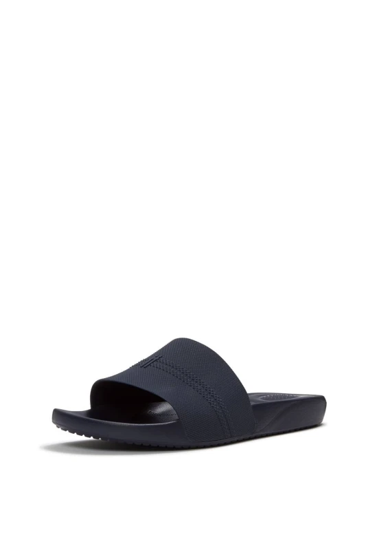 Image of FitFlop Mens iQushion Pool Slides in Navy Size: 7 Navy Male 7