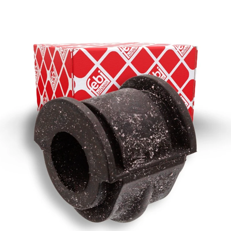 Image of FEBI BILSTEIN 42542 Stabilizer Bushes Front Axle, Rubber Rubber Anti-roll Bar Bush Kit (1334)