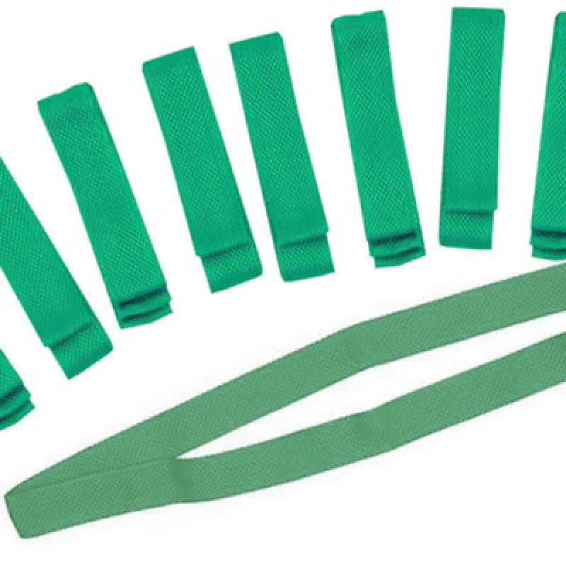 Image of Pre-Sport Team Bands (Pack Of 10) Green (100Cm)