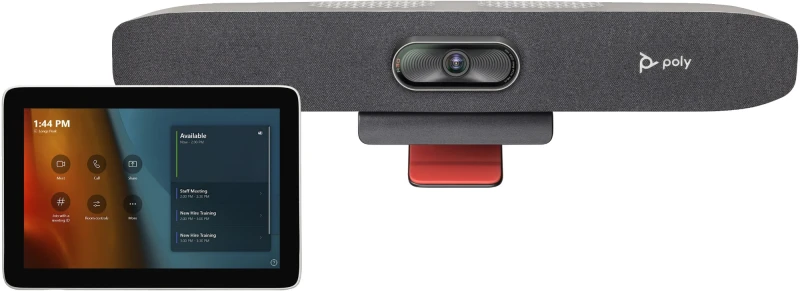 Image of POLY Studio Small Room Kit for MS Teams: Studio R30 USB Video Bar with