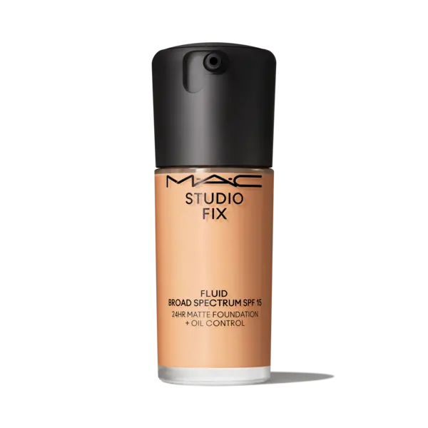 Image of MAC Studio Fix Fluid SPF 15 Foundation - NC35 - Soft-Matte Finish - 24hr Medium-To-Full Coverage - 30ml - MAC Cosmetics