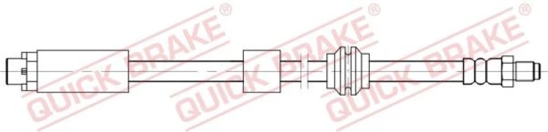 Image of QUICK BRAKE Brake hose QUICK BRAKE 32.821
