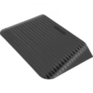 VEVOR Rubber Threshold Ramp, 3.5" Rise Threshold Ramp Doorway, Recycled Rubber Threshold Power Ramp Rated 2200Lbs Load Capacity, Non-Slip Surface Rubb