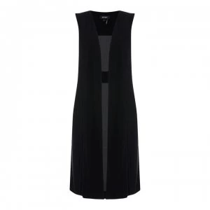 Image of DKNY Sheer Back Vest - Black