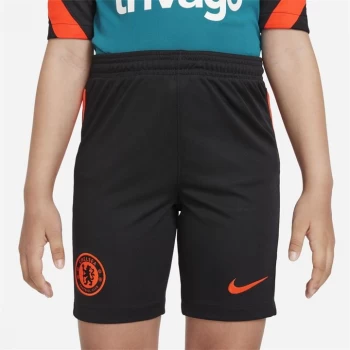 Image of Nike Chelsea Third Shorts 2021 2022 Junior - Black