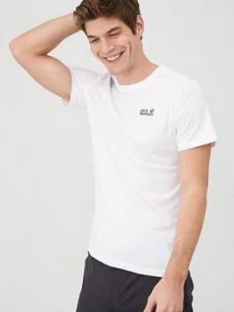 Image of Jack Wolfskin Organic Cotton T-Shirt - White