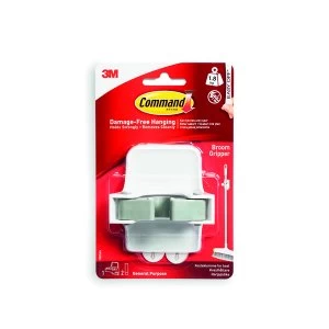 image of Original Command 3M Adhesive Broom Gripper White Single