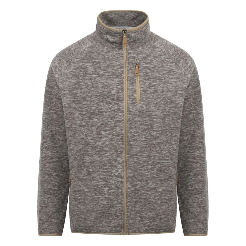 Image of Trespass Trespass Men Cochrane AT300 Fleece Jacket in Grey Size: Medium Grey M Male 5063750966007