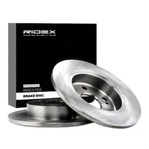 Image of RIDEX Brake disc Solid 82B0817 Brake rotor,Brake discs RENAULT,Scenic I (JA0/1_, FA0_)