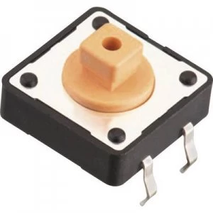 image of Wuerth Elektronik WS TSW 430456073736 Pushbutton 12 Vdc 0.05 A 1 x OffOn momentary