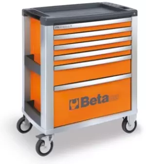 image of Beta Tools C39-6/O 6 Drawer Roller Cab 800 x 500 x 971mm Orange 039000031