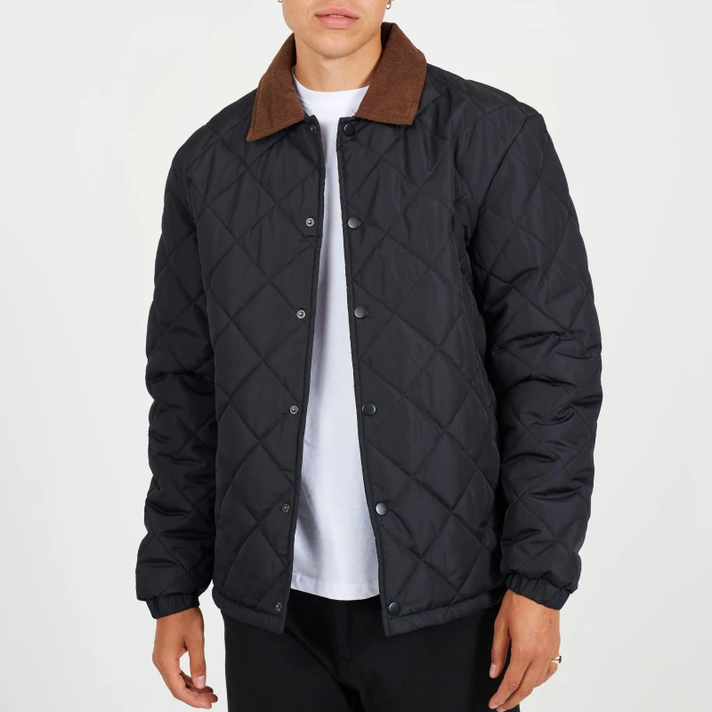 Image of Brave Soul Mens Coach Jacket Black male Small