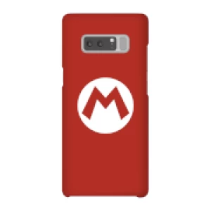 Image of Nintendo Super Mario Mario Logo Phone Case - Samsung Note 8 - Snap Case - Gloss
