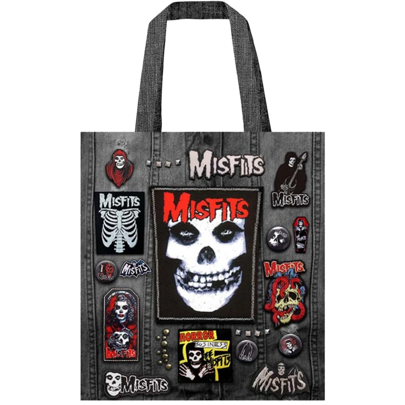 Image of Misfits Womens Fiend Tote Bag Multicolor Female One Size