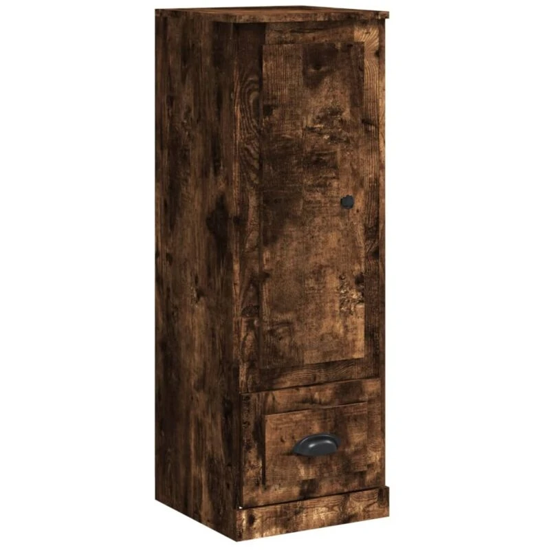 Image of VIDAXL Highboard Smoked Oak 36x35.5x103.5cm Engineered Wood Vidaxl 8720845791995