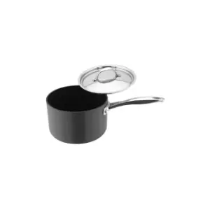 image of Stellar 6000 Hard Anodised 18cm Saucepan